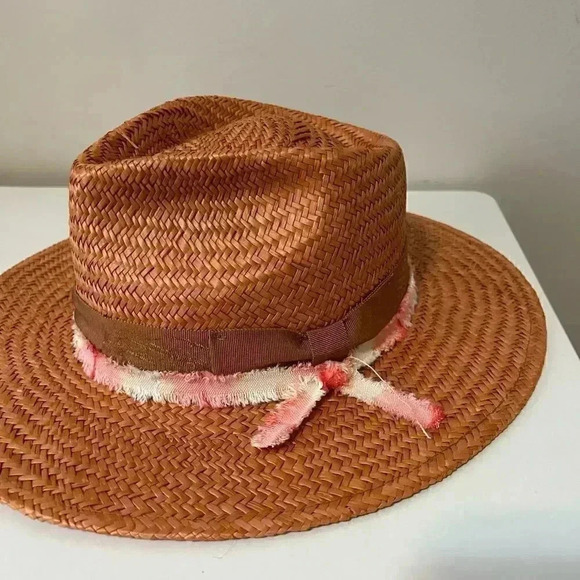 NWT WYETH HUSTON PANAMA HAT BOHO/FESTIVAL - Picture 2 of 8